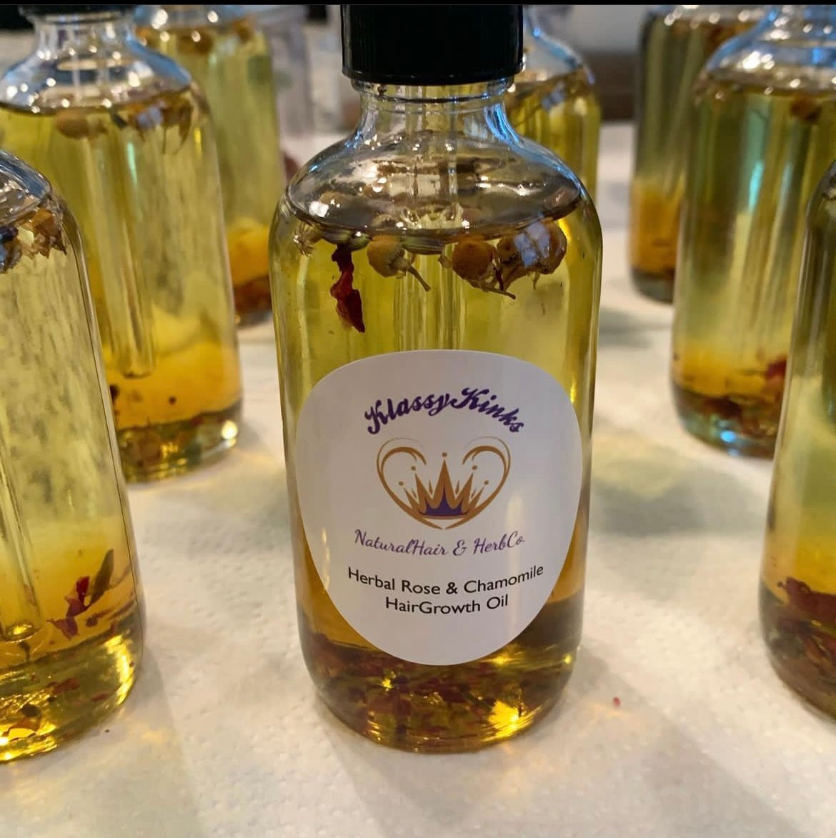 Rose and Chamomile Growth Oil
