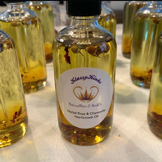 Rose and Chamomile Growth Oil